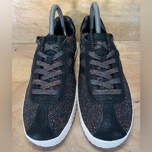 Tretorn Camden 4 GLITTER SPARKLE Womens Size 7 Shoes Sneakers Multicolor - Picture 3 of 10